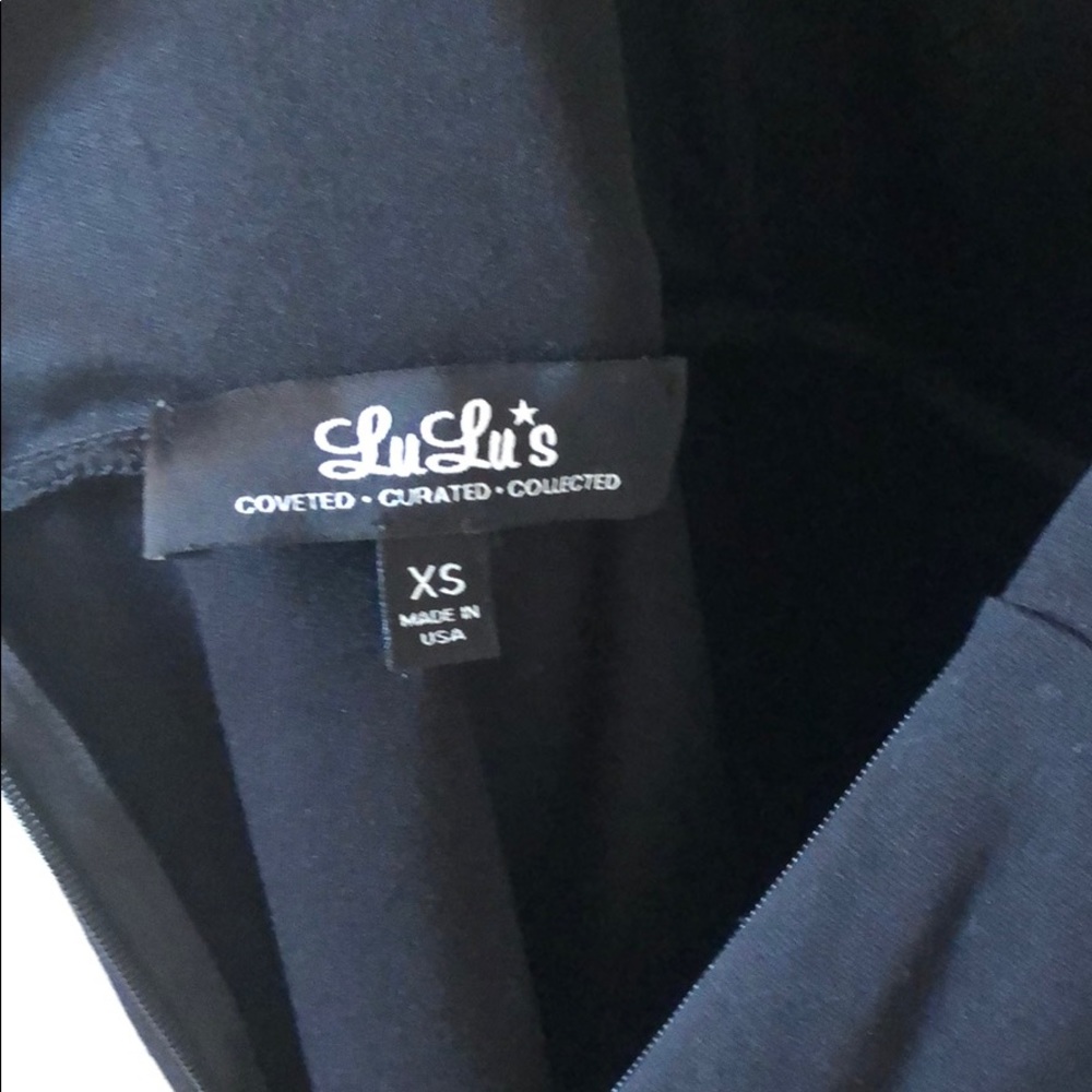 NWOT Low Back Fit and Flare Dress with Pockets - Picture 7 of 8